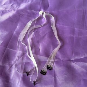 WOMEN Clear Bra Straps Invisible Transparent Adjustable ONE SIZE Bra Strap New